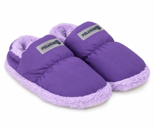 PELUCHE -PARACHUTE- Kapcie Dziecięce Fioletowe