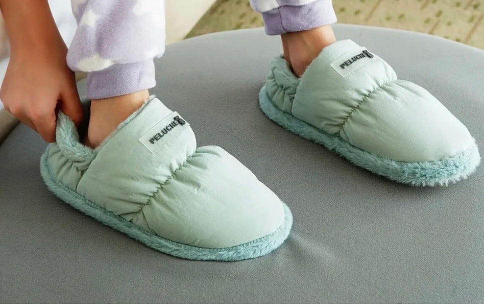 PELUCHE -PARACHUTE- Kapcie Dziecięce Turkusowe
