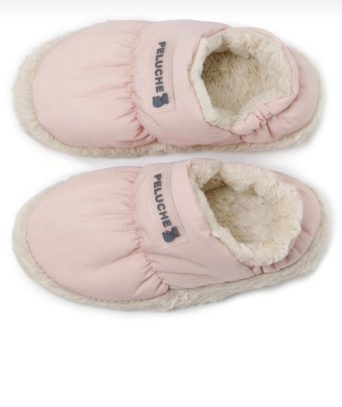 PELUCHE Różowe Kapcie