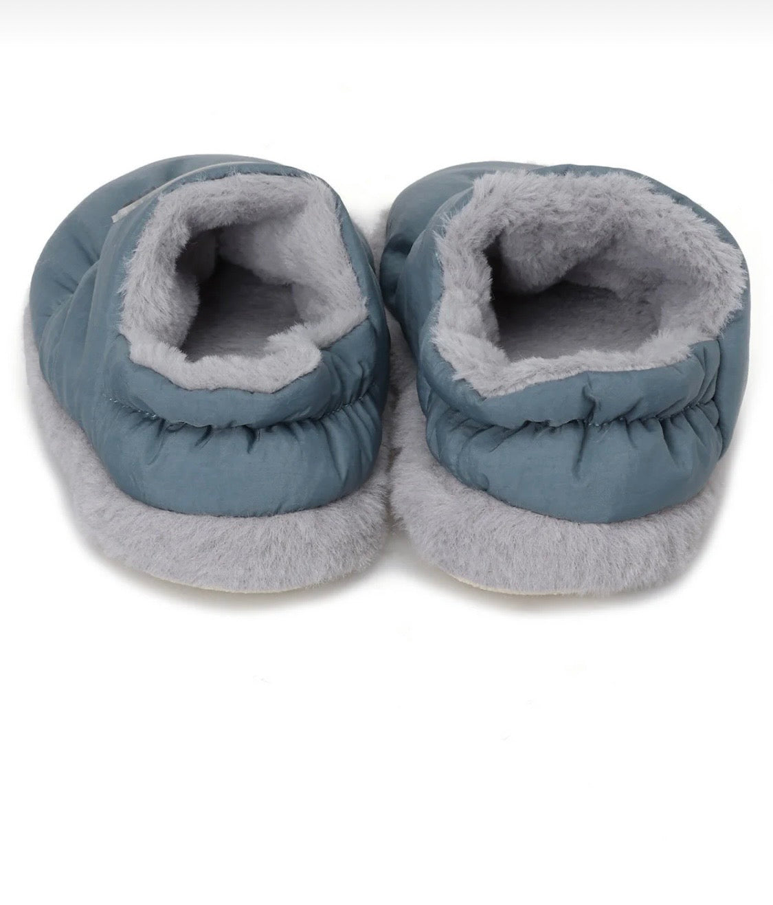 Niebiesko-Szare PELUCHE Kapcie