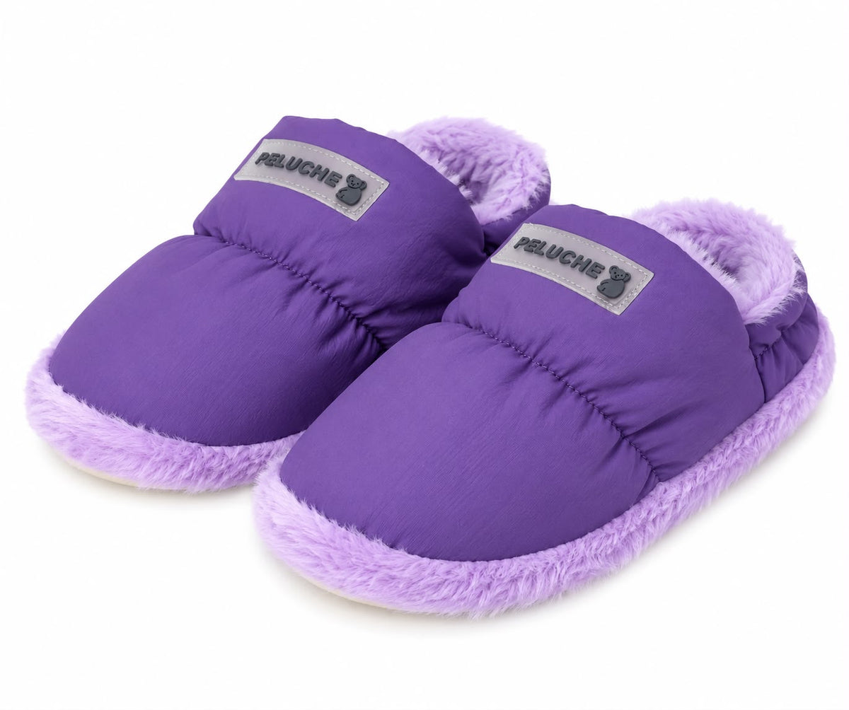 PELUCHE -PARACHUTE- Kapcie Dziecięce Fioletowe