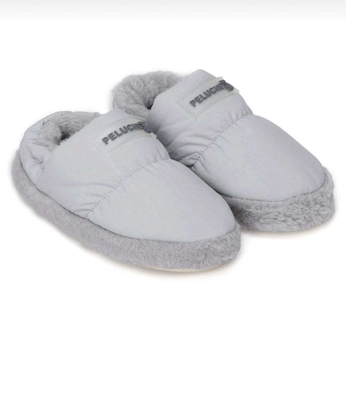 Szare kapcie PELUCHE