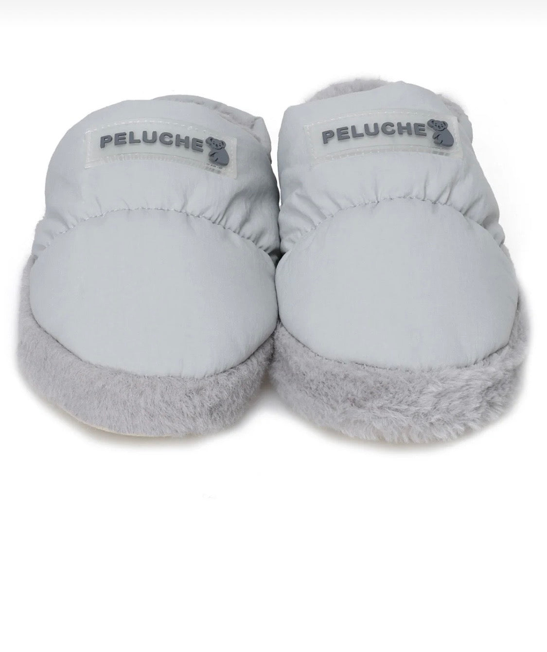 Szare kapcie PELUCHE