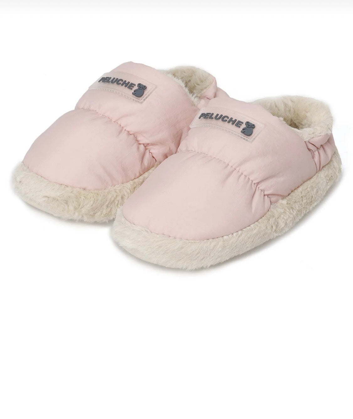 PELUCHE Różowe Kapcie