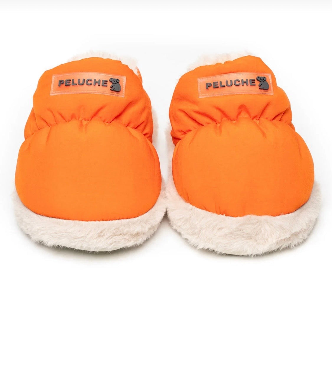 PELUCHE Pomarańczowe Kapcie
