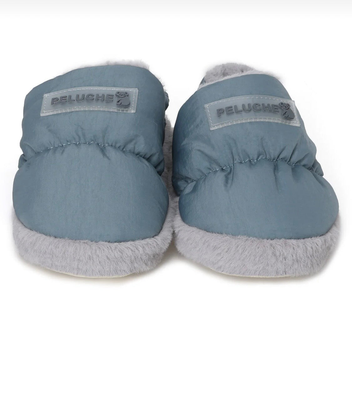 Niebiesko-Szare PELUCHE Kapcie