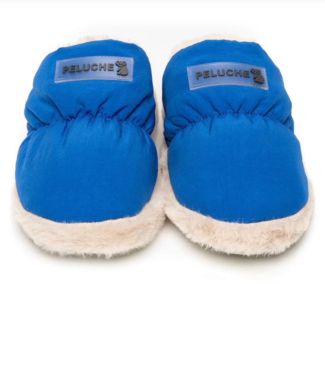 PELUCHE Niebieskie Kapcie
