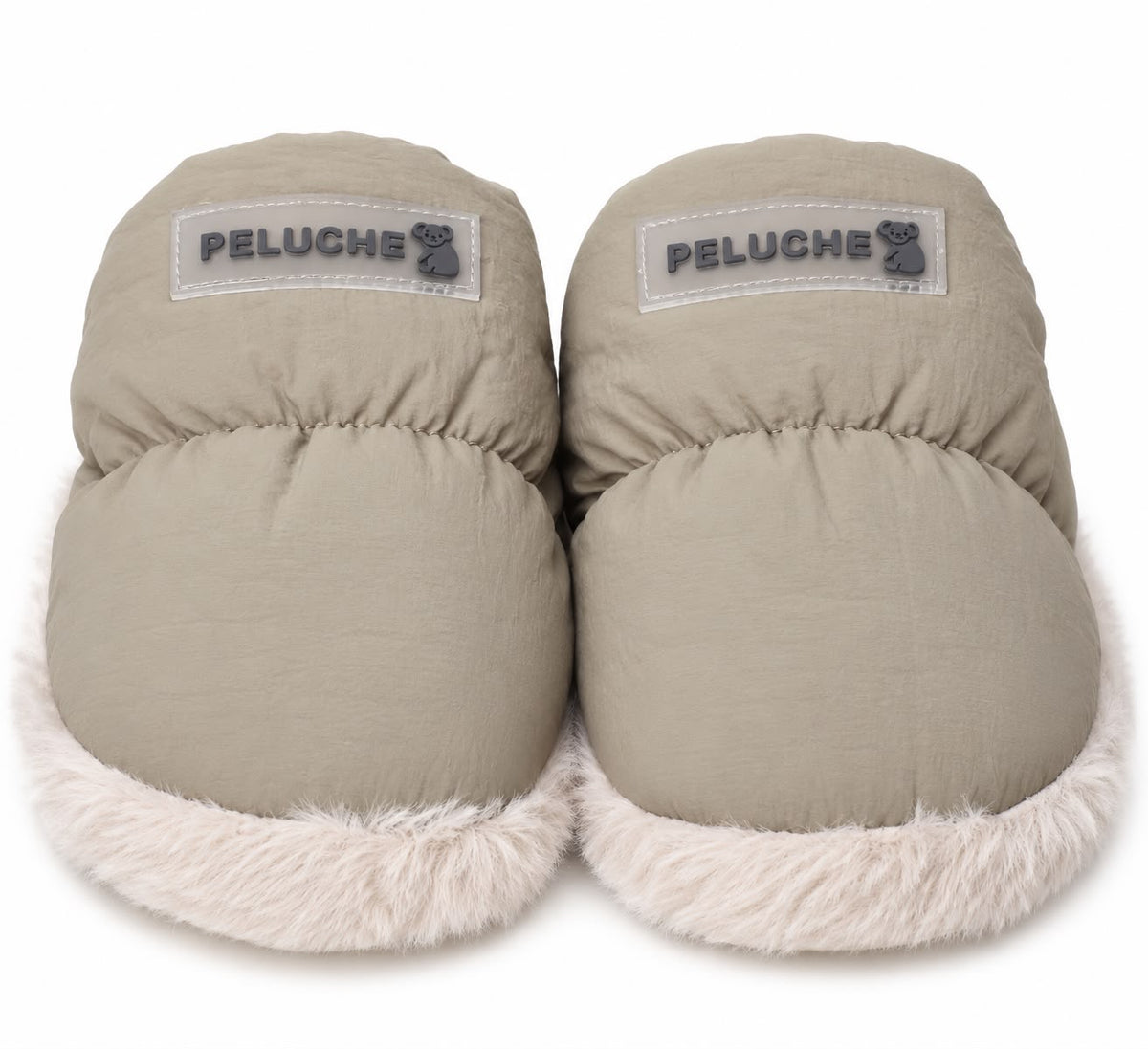 PELUCHE -PARACHUTE-  Kapcie Damskie Beżowe